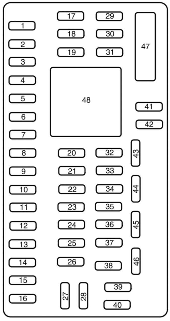 2007 ford e350 fuse box diagram