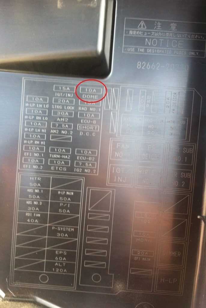 87 4runner fuse diagram