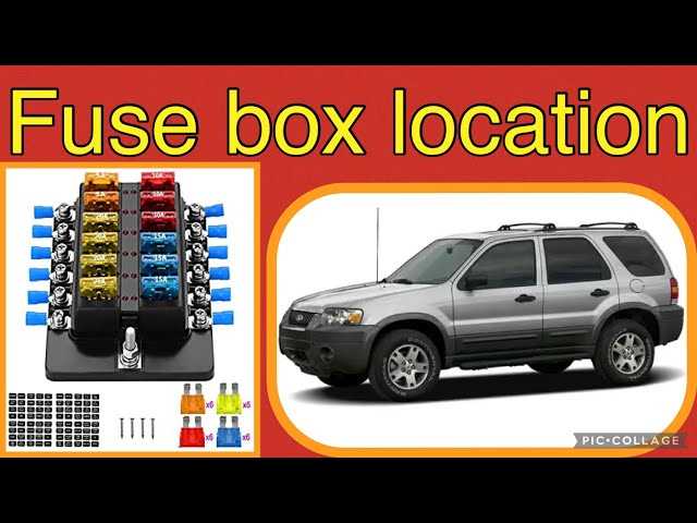 fuse box diagram 2006 ford escape