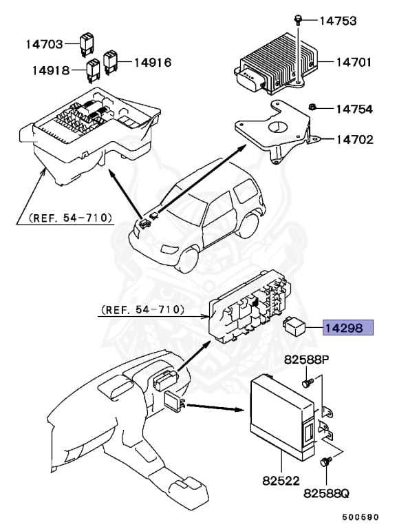 1994 mitsubishi montero fuse box diagram