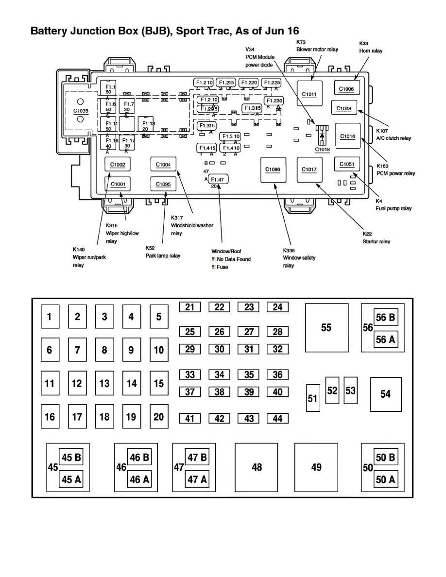 2013 explorer fuse diagram