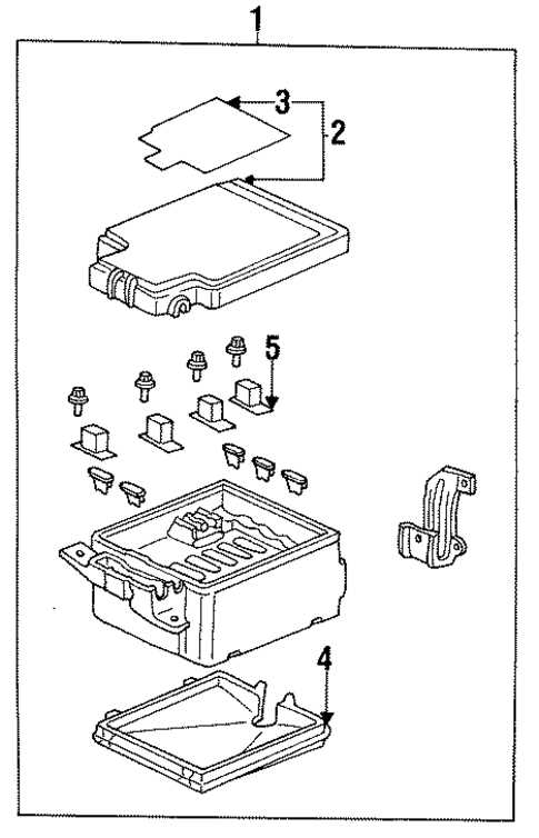 1996 honda civic engine fuse box diagram