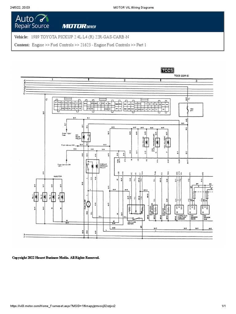 1989 toyota pickup fuse box wiring diagram