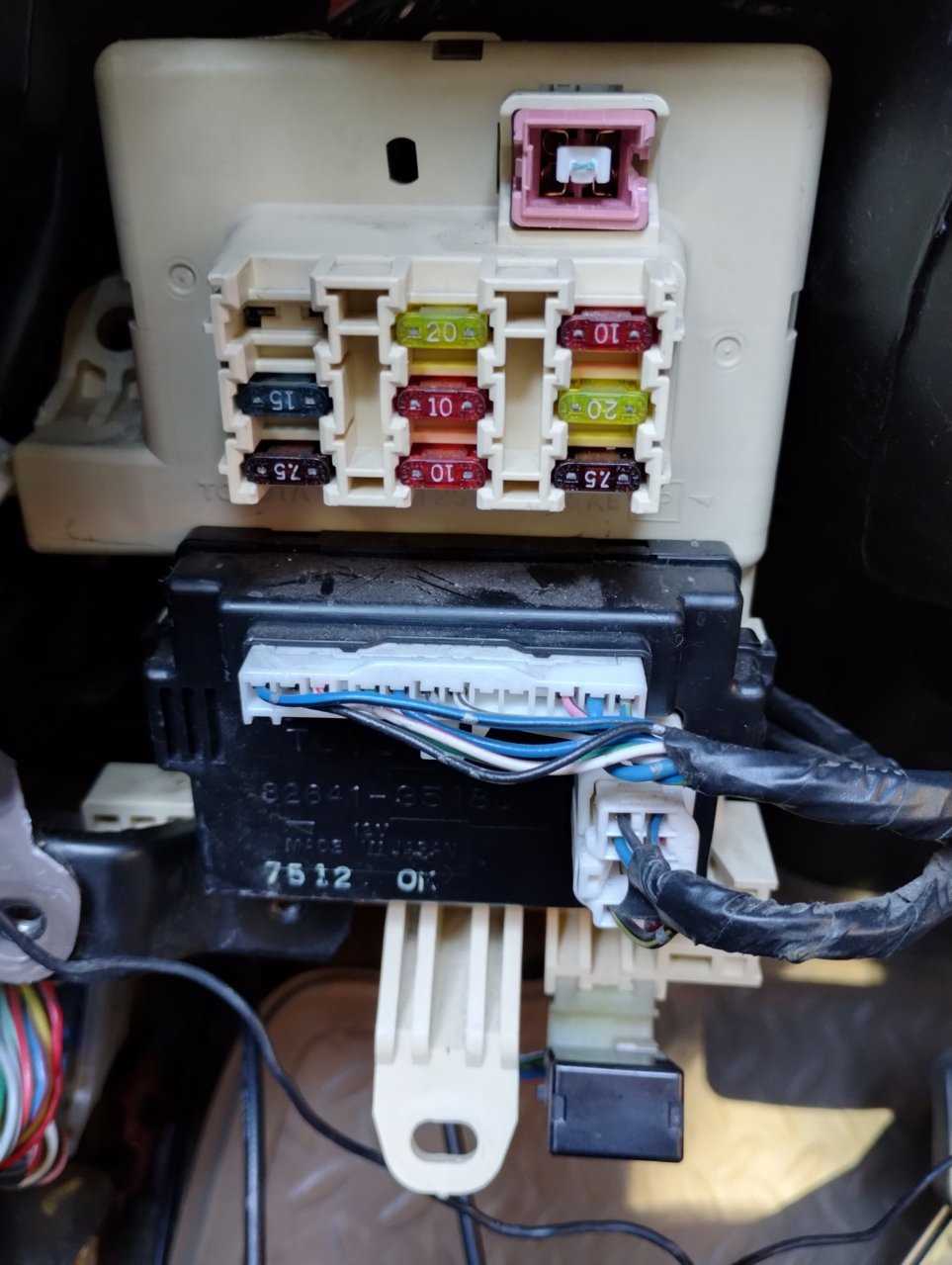 1997 camry fuse box diagram