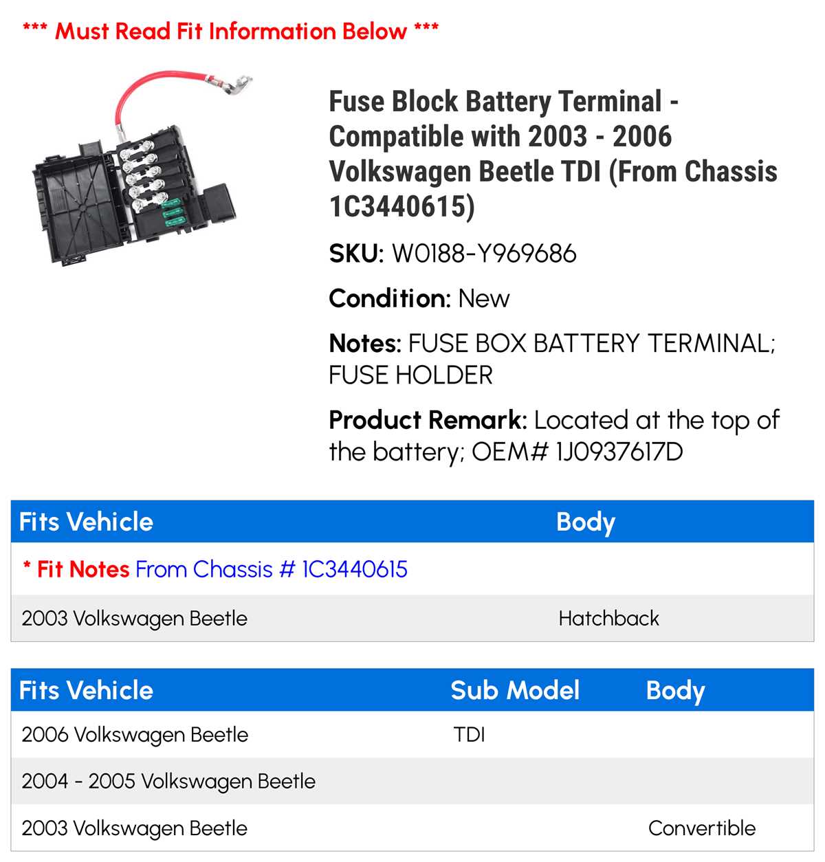 2003 vw beetle battery fuse box diagram