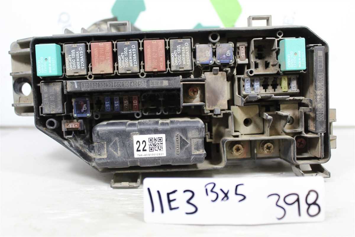 honda accord 2008 fuse box diagram