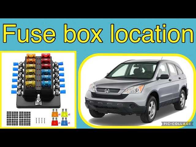 honda crv 2009 fuse box diagram