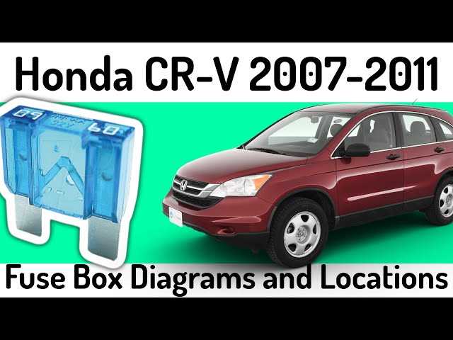 honda crv 2011 fuse box diagram