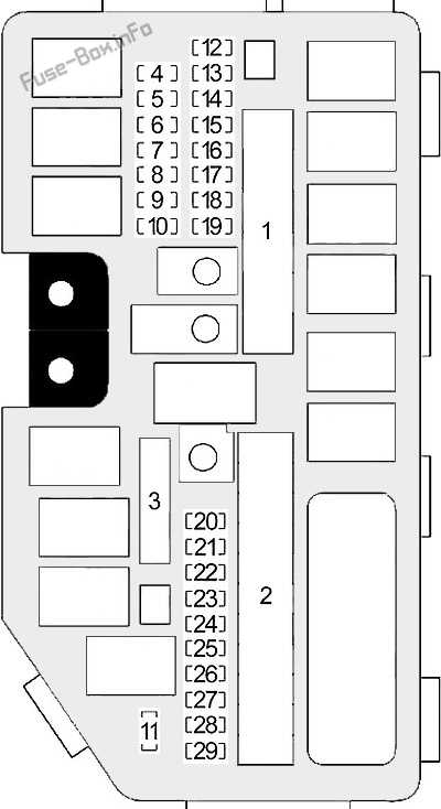 honda crv 2011 fuse box diagram