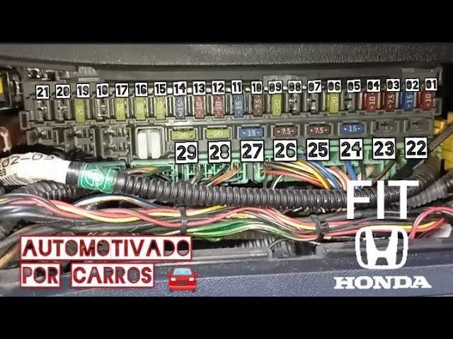 honda fit 2008 fuse box diagram