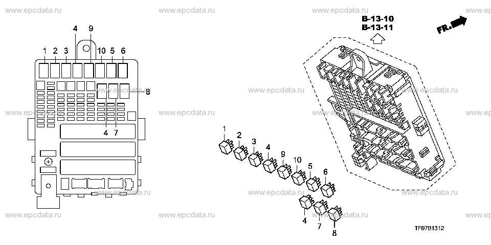 honda jazz 2009 fuse box diagram