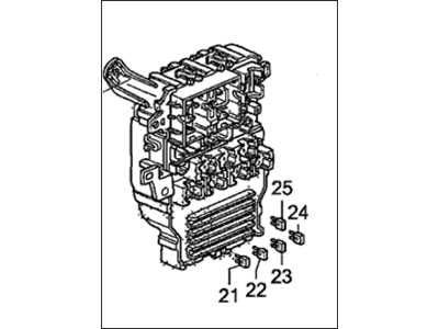 honda odyssey 2008 fuse box diagram