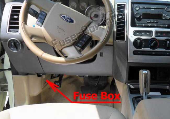 2007 ford edge fuse panel diagram