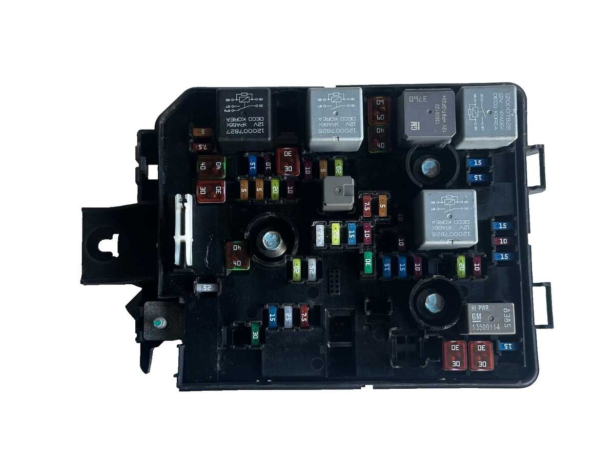 2014 buick encore fuse box diagram