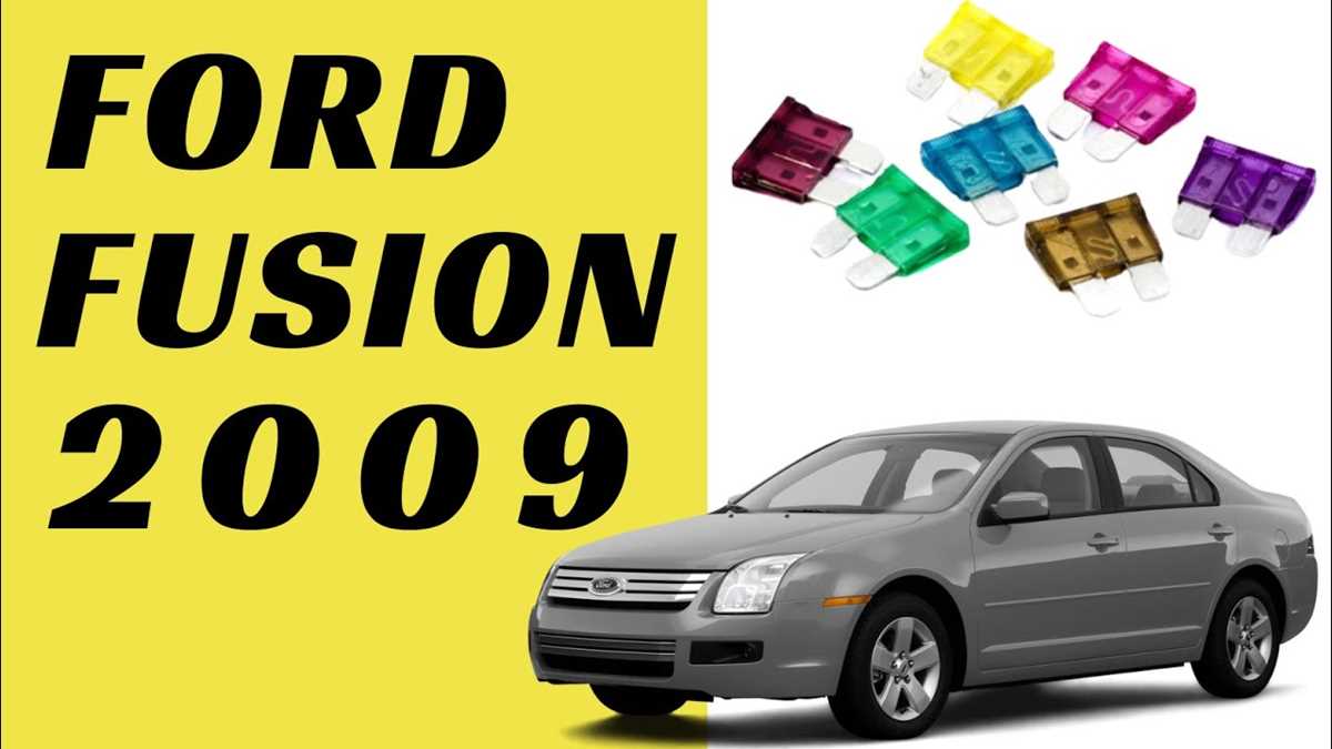 fuse panel 2009 ford fusion fuse box diagram