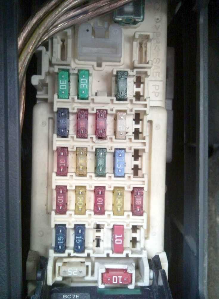 2002 mazda mpv fuse box diagram