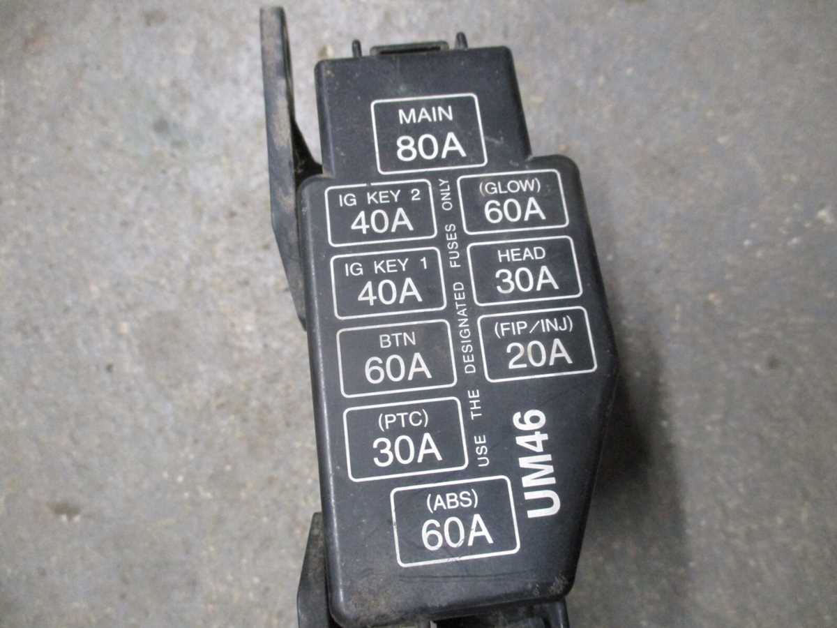 2004 ford courier fuse box diagram