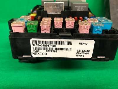 07 f150 2007 ford f150 fuse box diagram