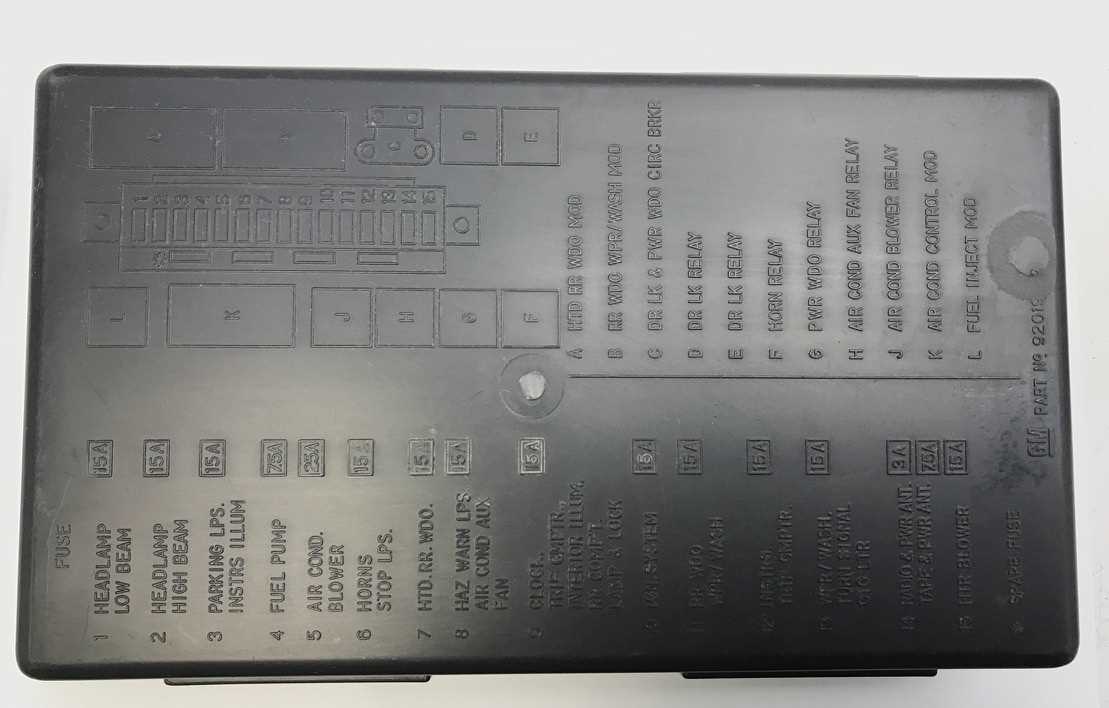 vx commodore fuse box diagram