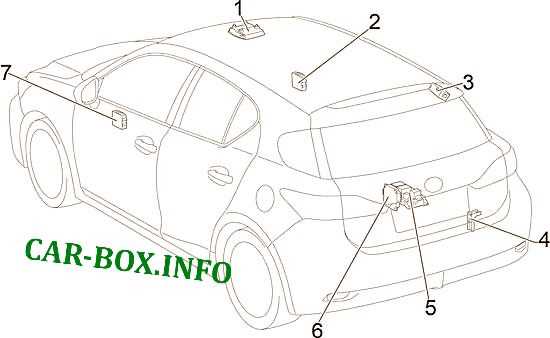 2012 lexus ct200h fuse box diagram