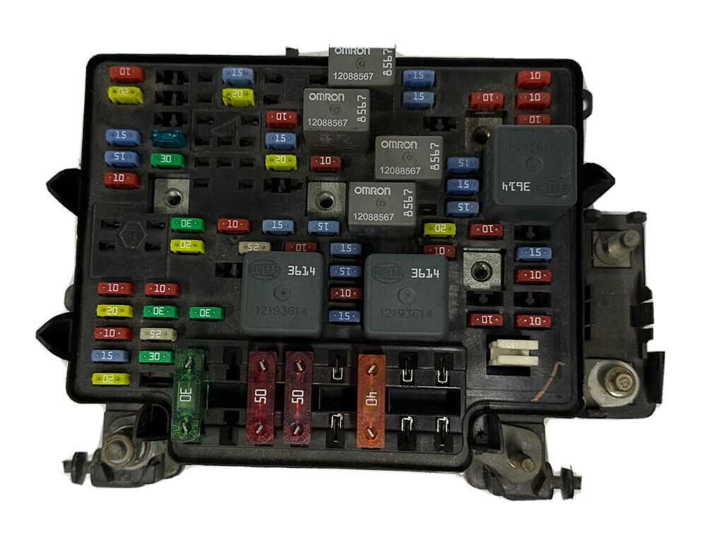 2002 chevy avalanche fuse diagram
