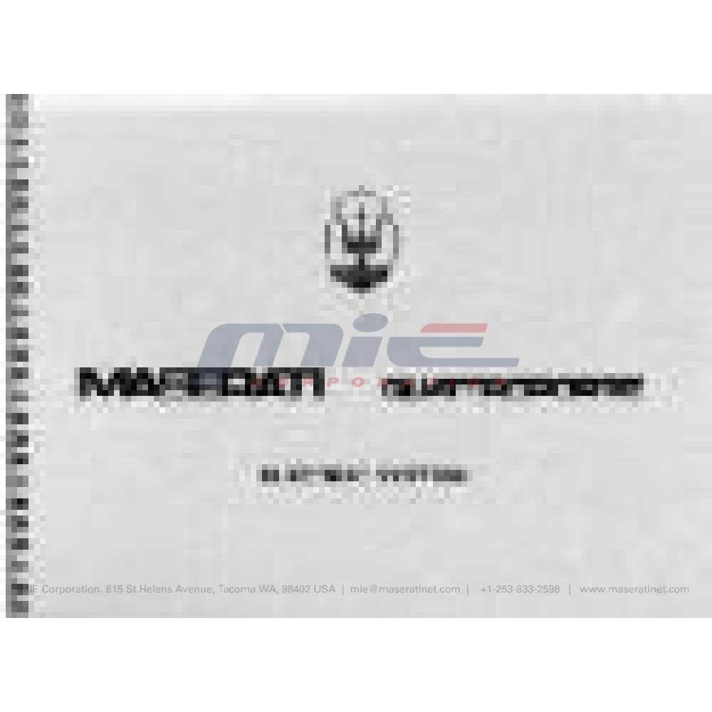 maserati granturismo fuse diagram