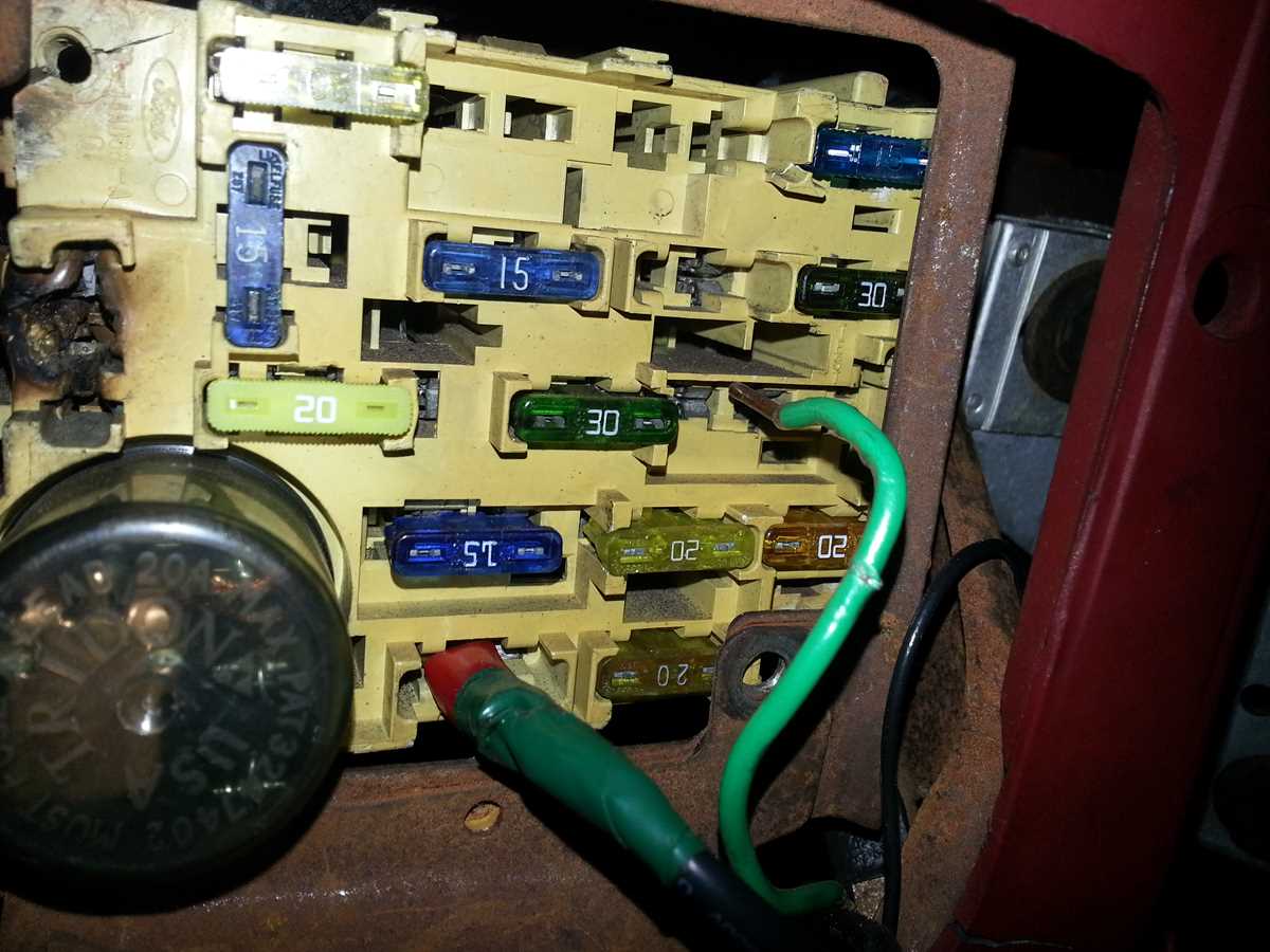 1990 ford ranger fuse block diagram pinout