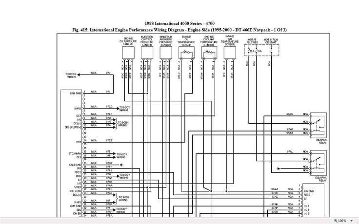 international 4900 fuse box diagram