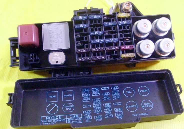 2000 toyota 4runner fuse box diagram