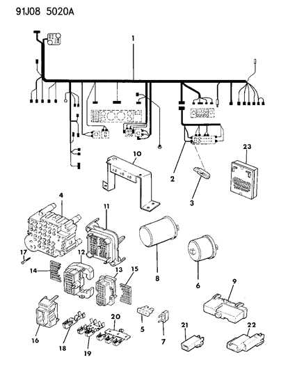 jeep xj fuse panel diagram