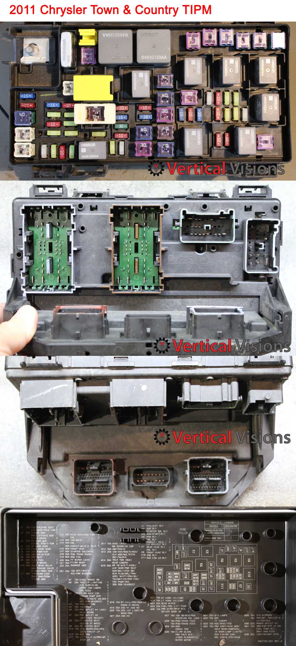 2012 chrysler town and country fuse box diagram