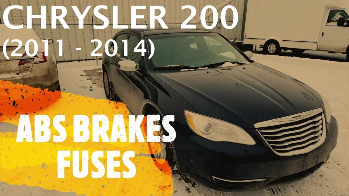 2014 chrysler 200 fuse diagram