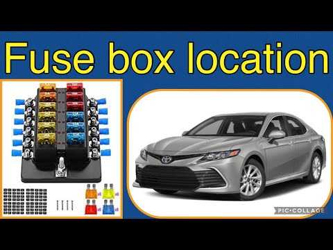 2022 camry fuse box diagram