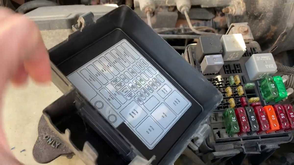 1988 chevy silverado interior fuse box diagram