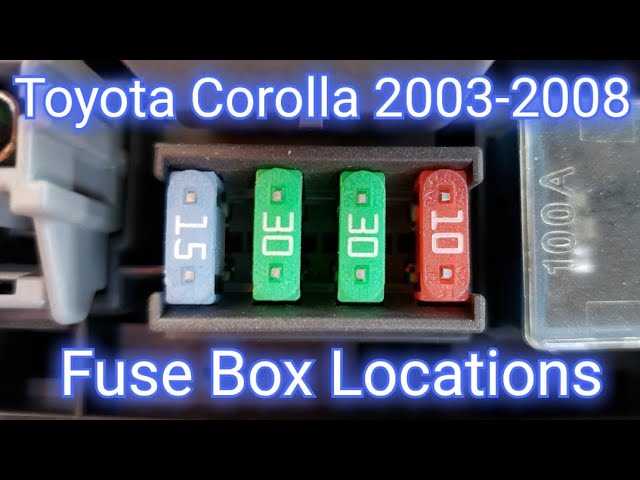 06 corolla fuse box diagram 06 corolla fuse box diagram