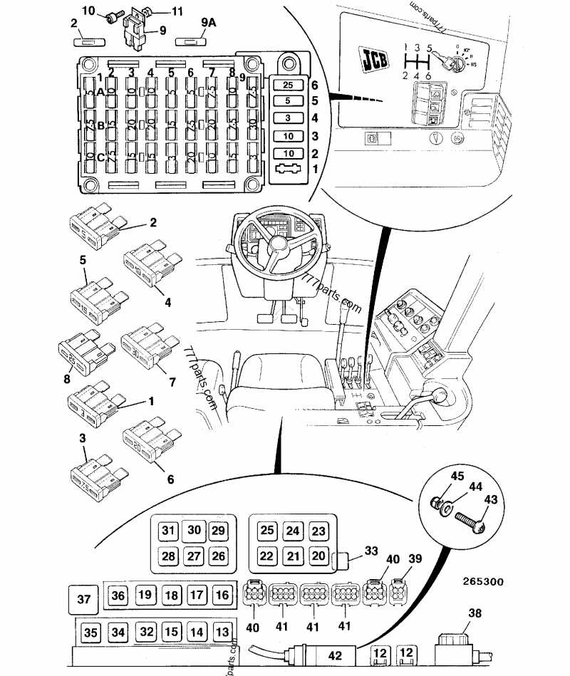 jcb 510 56 fuse box diagram