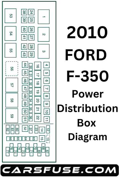 2014 f350 fuse box diagram