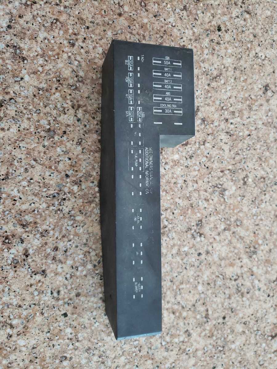 chevy cavalier fuse diagram