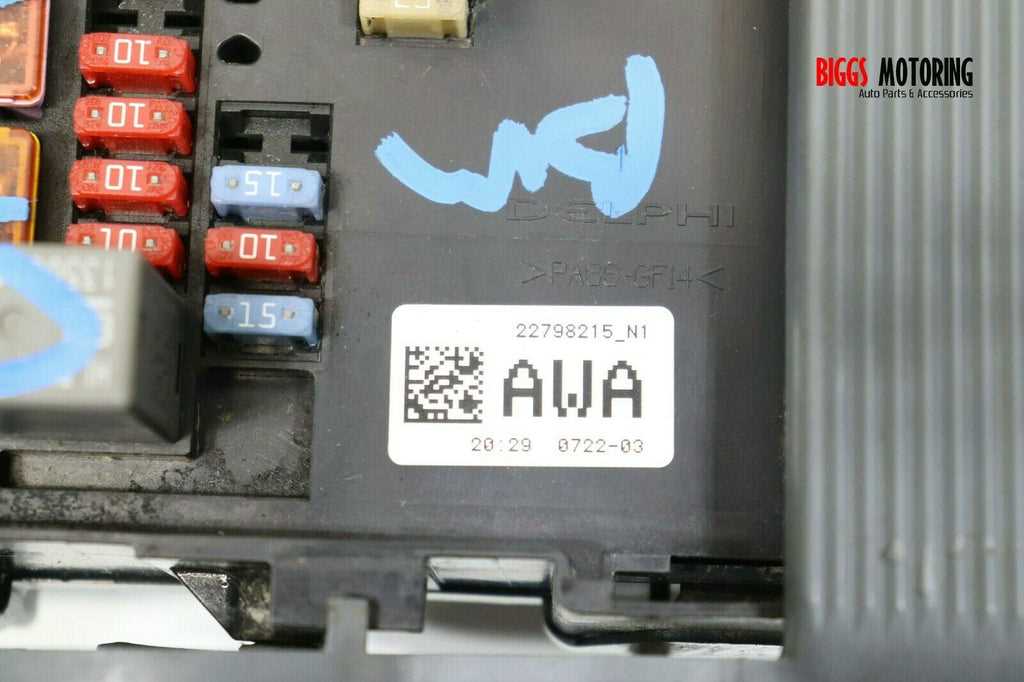 2010 chevrolet silverado fuse box diagram