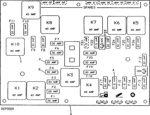 john deere 6400 fuse box diagram
