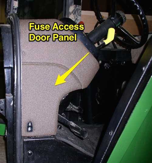 john deere 7800 fuse box diagram