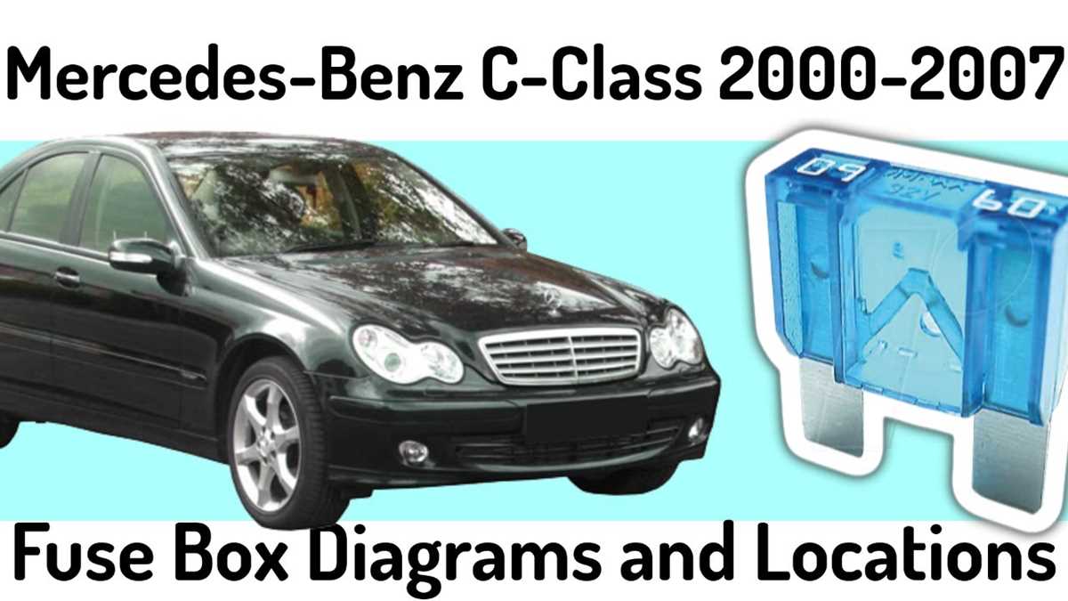 mercedes c200 fuse box diagram