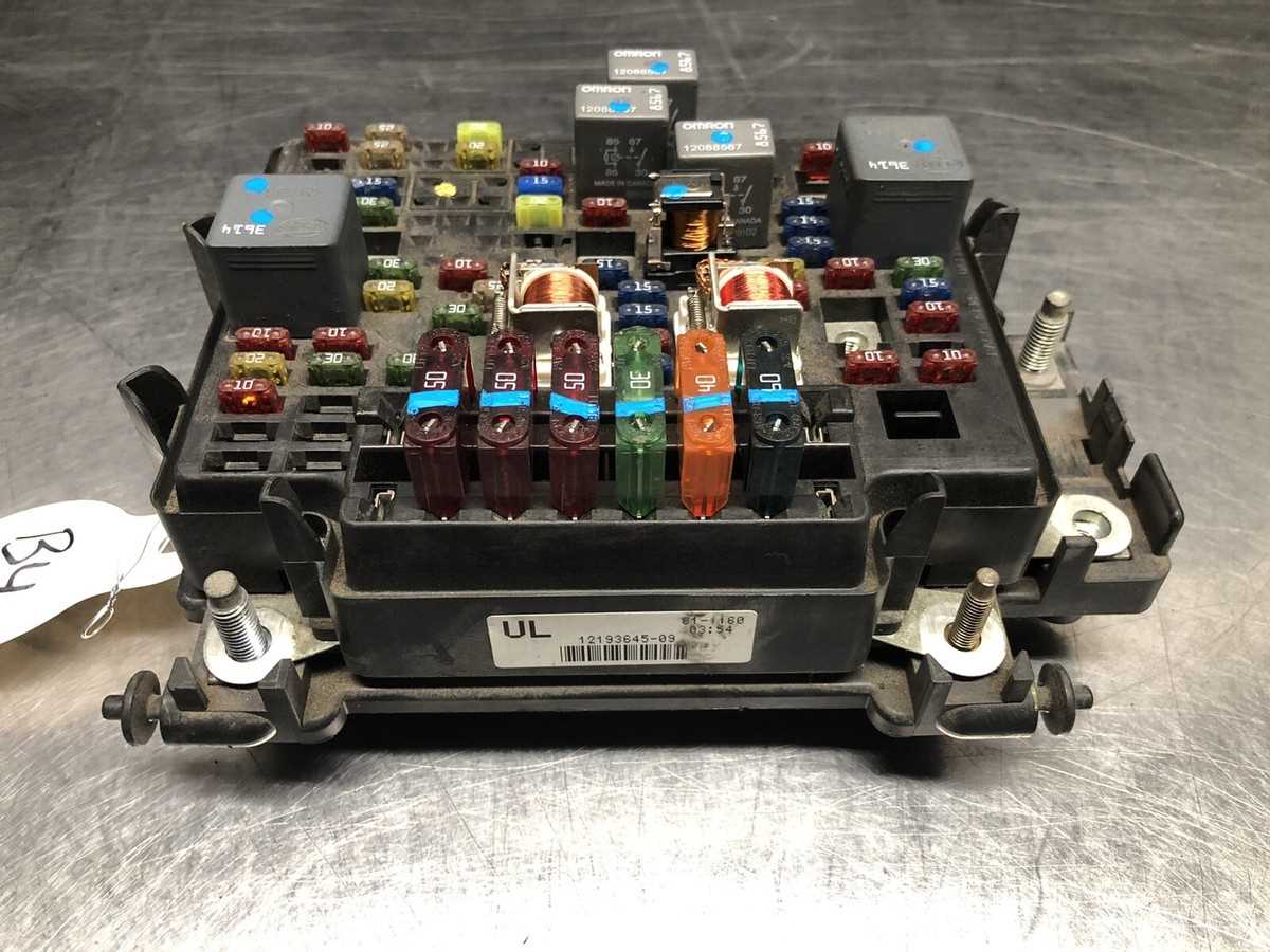 02 tahoe 2002 chevy tahoe fuse box diagram