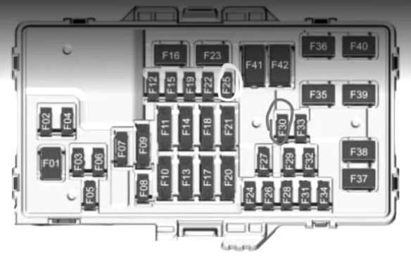 2024 gmc canyon fuse box diagram