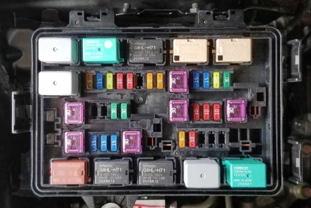 2018 honda odyssey rear fuse box diagram