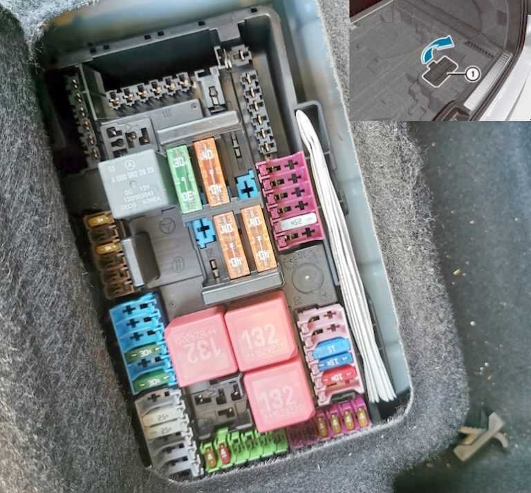 2016 mercedes glc 300 fuse box diagram