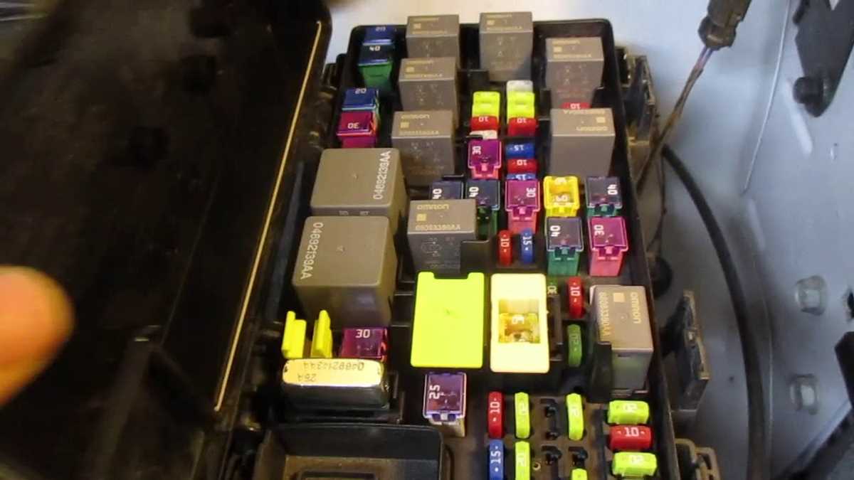 2014 grand caravan fuse box diagram