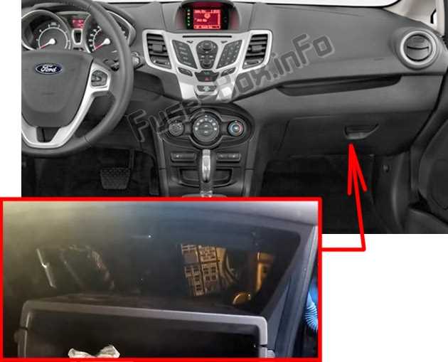 fuse diagram ford fiesta 2011