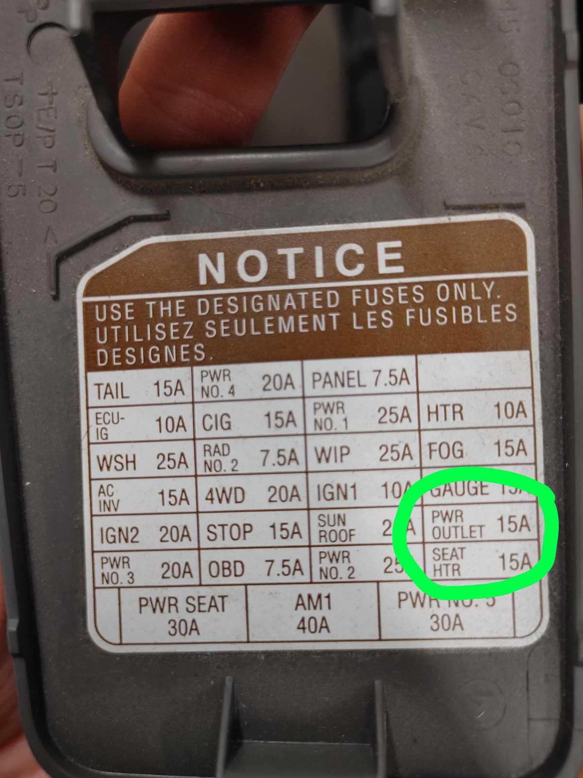 2003 sequoia fuse box diagram