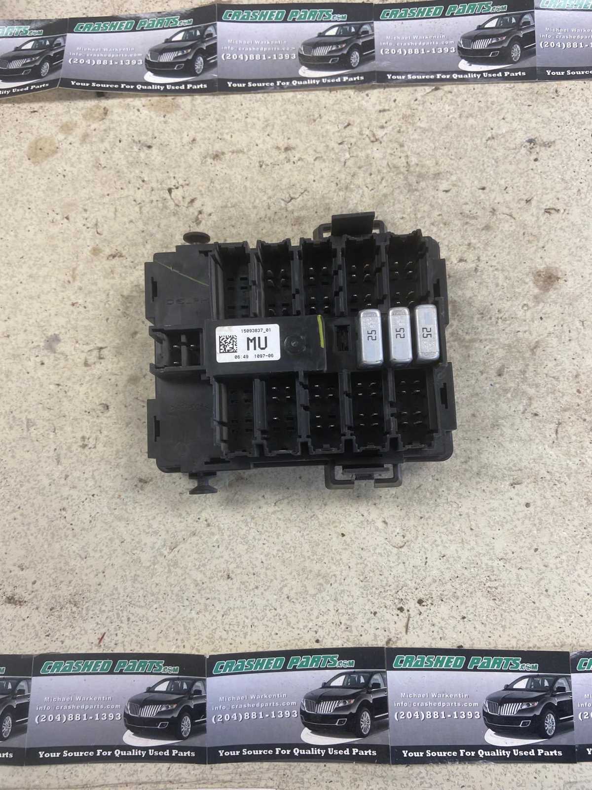 2006 cadillac escalade fuse box diagram